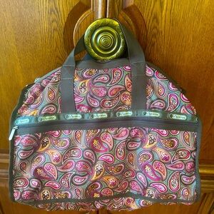 Lesportsac Large Deluxe Weekender Bag Paisley print